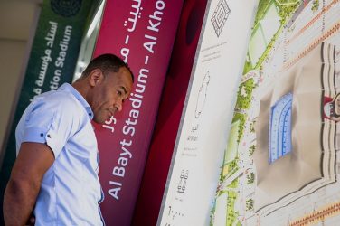 Brazilian soccer legend Cafu in Qatar